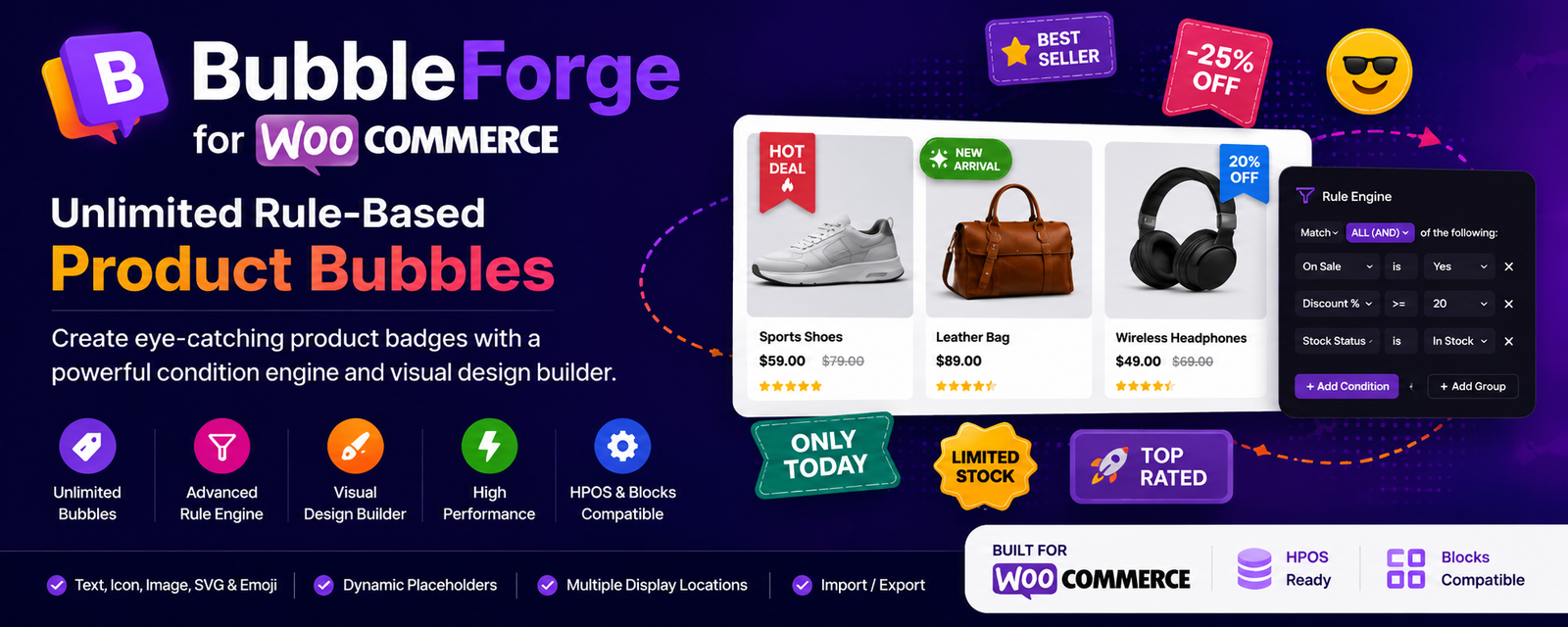 WooCommerce product badges